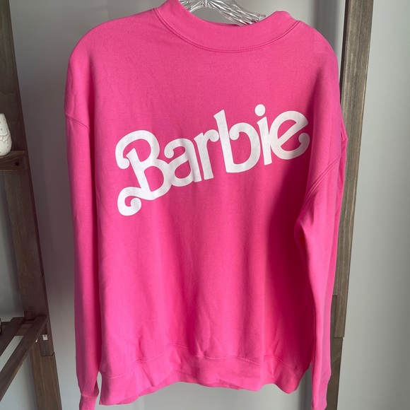 Barbie Tops - Barbie Hot Pink Crewneck Sweatshirt